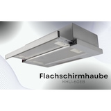 thumbnail of PKM Flachschirmhaube KHU-60EB 60cm Dunstabzugshaube ausziehbar Edelstahlblende