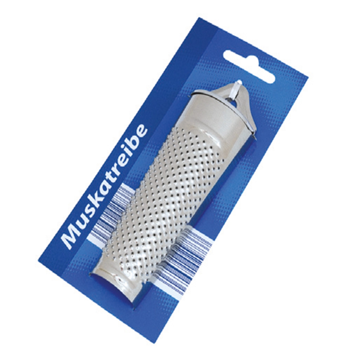 Global Partner Muskatreibe Edelstahl Gewürzreibe Reibe für Muskatnuss kleine Küchenreibe Gewürz Zubehör Kochen Backen