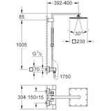 thumbnail of Grohe Du-syst EUPHORIA CUBE SYSTEM 230 m