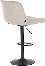 thumbnail of Barhocker Solon Schwarz creme/Samt