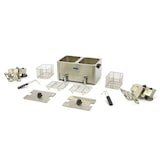 thumbnail of Gastro Fritteuse - 2 x 8 l - 2 Körbe - mit Ablasshahn