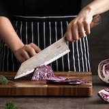 thumbnail of Zayiko Limited Edition Kupfer Damast Chefmesser 21 cm Klinge mit Ahornholzgriff