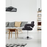 thumbnail of Sedia lounge Dublin in tessuto nero