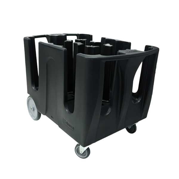 Multiroir Chariot modulable pour assiettes 1100 x 710 x 800 mm - 6 compartiments amovibles - Livré avec housse de protection