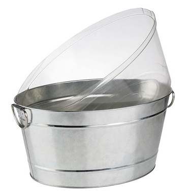 APS drankenbak/drankenkoeler/flessenkoeler -TIN-50 x 32 cm, H: 23 cm
