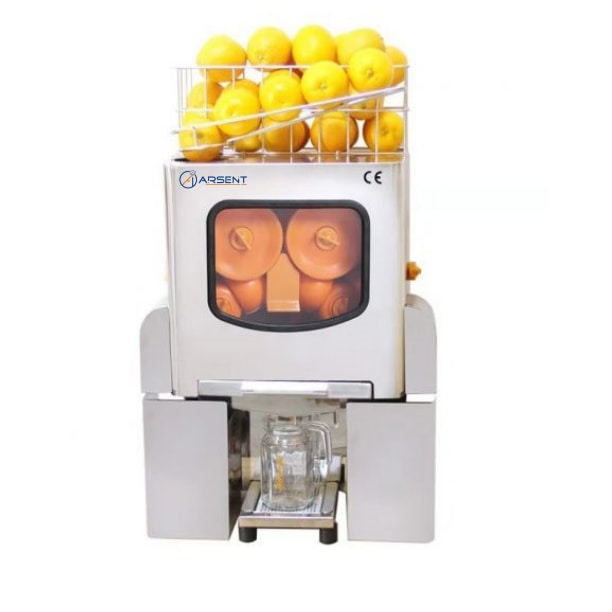 Exprimidor de Naranjas automatico, Modelo NS2000E-2S cubas Inox