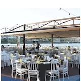 thumbnail of Chaise empilable reception - Furnitrade - blanche - 90x43x40cm Furnitrade