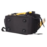 thumbnail of Sac à dos  pour outils, polyester, 4 compartiments, porte-outils amovible, pieds en plastique, noir/rouge, 38 x 50 x 20 cm