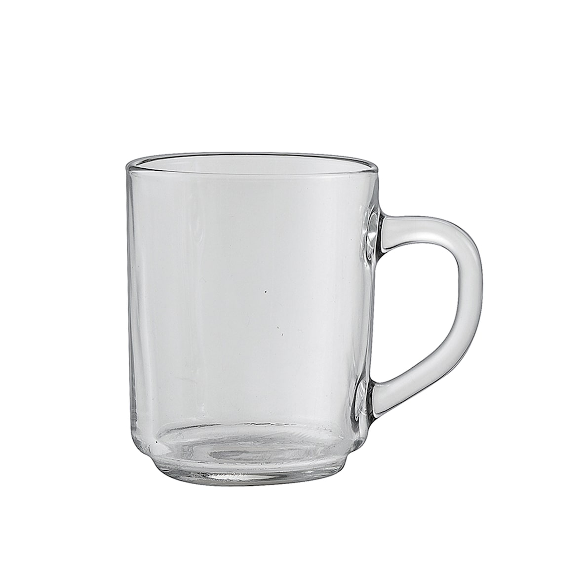 Arcoroc ARC E7104 Bock Bock mug, taza de café, 250ml, vidrio, transparente, 6 piezas