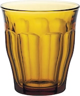 thumbnail of Duralex 1027DB06C1111 Picardie Vermeils Trinkglas, Wasserglas, Saftglas, 250ml, Glas, bernstein, 6 Stück