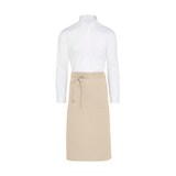 thumbnail of ROME - Medium Length Bistro Apron with Pocket: One Size / White