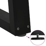 thumbnail of vidaXL Couchtischbeine V-Form 2 Stück Schwarz 40x(30-31,3) cm Stahl