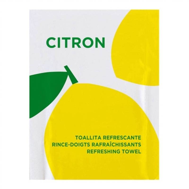 Lingettes rince doigts citron - x500 - GARCIA DE POU