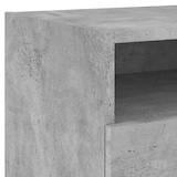 thumbnail of Table de chevet avec lumières LED gris béton 40x39x37 cm – Modèle Fjord