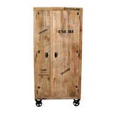 thumbnail of SIT Möbel Garderoben-Schrank | lackiertes Mango-Holz | natur-antik | mit Kleiderstange | B 90 x T 45 x H 190 cm | 01964-04 | Serie RUSTIC