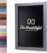 thumbnail of Kreidetafel mit Holzrahmen / Grau 50x100cm