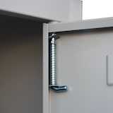 thumbnail of ClassiX Gerätespind, 2 Abteile, 1800 x 590 x 500 mm, lichtgrau