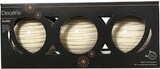 thumbnail of 3 Weihnachtskugeln Glas 8cm mit Streifen Muster Christbaumkugeln Weihnachtsbaumkugeln Christbaumschmuck Weihnachtsbaumschmuck Deko Wollweiss