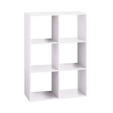 thumbnail of Meuble Étagère 6 cases de rangement Blanc H 100.5 cm