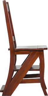 thumbnail of BISCOTTINI Stuhl/treppe aus massivem mahagoniholz mit nussholz finish l44xpr38xh90 cm. 38x44x90 cm