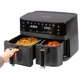 thumbnail of Friteuse à air chaud Air fryer 9L double compartiement 2700W  PC-FR1295H-Noir usage non-intensif Proficook