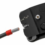 thumbnail of KNIPEX   Kerbzange, mechanisch, Aderendhülsen, 0,08-16mm², Kerbung