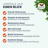 thumbnail of Casaria Bierzeltgarnitur 220 cm 1 Biertisch 2 Bierbänke Klappbar 3 tlg Festzeltgarnitur