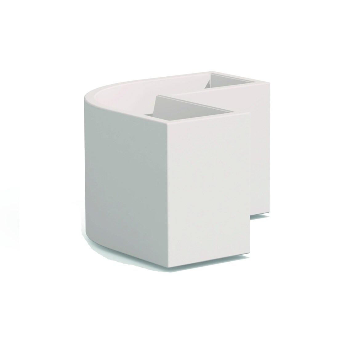 Vaso Angolare Flowerpot - Dimensioni: 80x80x35x50 cm