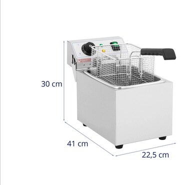 Royal Catering Elektrische friteuse - 8 L - EGO ther