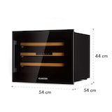 thumbnail of Klarstein Vinsider 24 Built-In Uno Onyx Einbau-Weinkühlschrank 24 Flaschen 57 L Schwarz