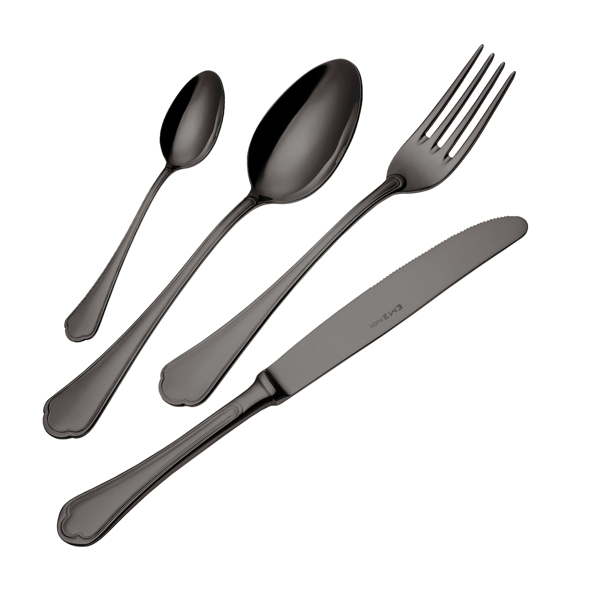 Eme Bestekset Domus 18/10 16-delig Zwart 4-persoons