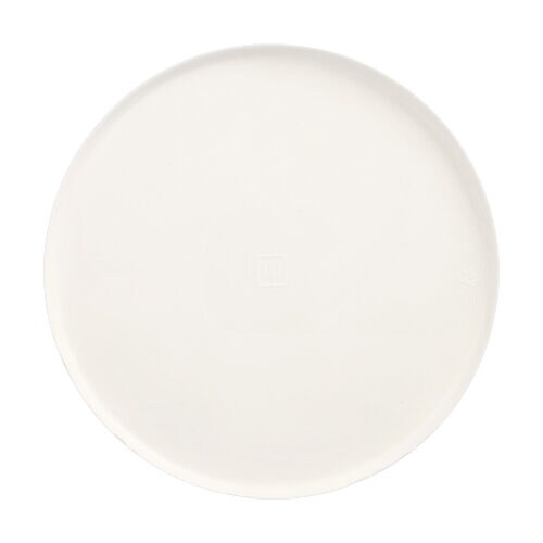 25 Teller Zuckerrohr `pure` rund Ø 22 cm · 1 cm weiss `Cella`