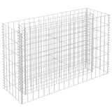 thumbnail of Helloshop26 - Jardinière lit surélevé plantes fleurs jardin à gabion acier galvanisé 90 x 30 x 60 cm 02_0001314
