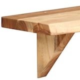 thumbnail of vidaXL Wandregale 2 Stk. 60 x 20 x 16 cm Massivholz Akazie