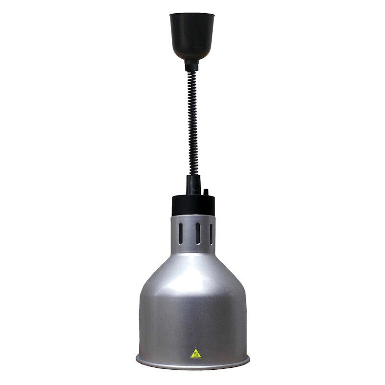 Zilveren warmtelamp