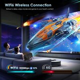 thumbnail of Mini Videoprojecteur 4K Android 12 WiFi Bluetooth HD Portable 200 Pouces YONIS