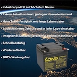 thumbnail of Ersatzakku Casamobil CM5-4 2x Kung Long 12V 50Ah Blei Akku Zyklenfest AGM VRLA