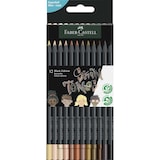 thumbnail of Etui de 12 crayons de couleur Black Edition, couleurs peaux assorties