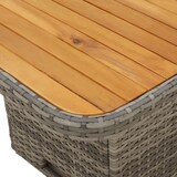 thumbnail of vidaXL 5-tlg. Garten-Essgruppe mit Kissen Grau Poly Rattan
