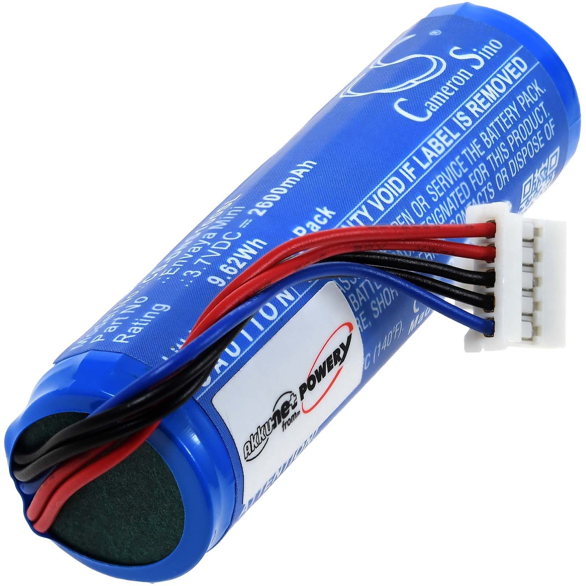 Powery Akku passend für Lautsprecher Denon Envaya Mini, DSB-100, Typ CABICR18650-260