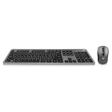 thumbnail of ACT AC5710 Draadloos Toetsenbord + Muis | Set | USB-C/USB-A ontvanger | Qwerty/US layout | Multimedia | Low Profile - Stille Toets | Zwart/Grijs