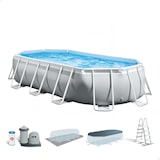 thumbnail of Piscina desmontable ovalada prism frame intex 503x274x122 cm con depuradora