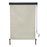 thumbnail of Toldo vertical HWC-F42, toldo vertical protección de la intimidad estor enrollable exterior, tejido protección UV 50 ~ 250x100cm, crema-beige