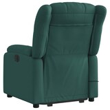 thumbnail of vidaXL Elektrischer Massagesessel mit Aufstehhilfe Dunkelgrün Stoff
