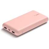 thumbnail of Belkin BOOST CHARGE Powerbank, 20.000mAh 15W, USB-A & -C, rosa