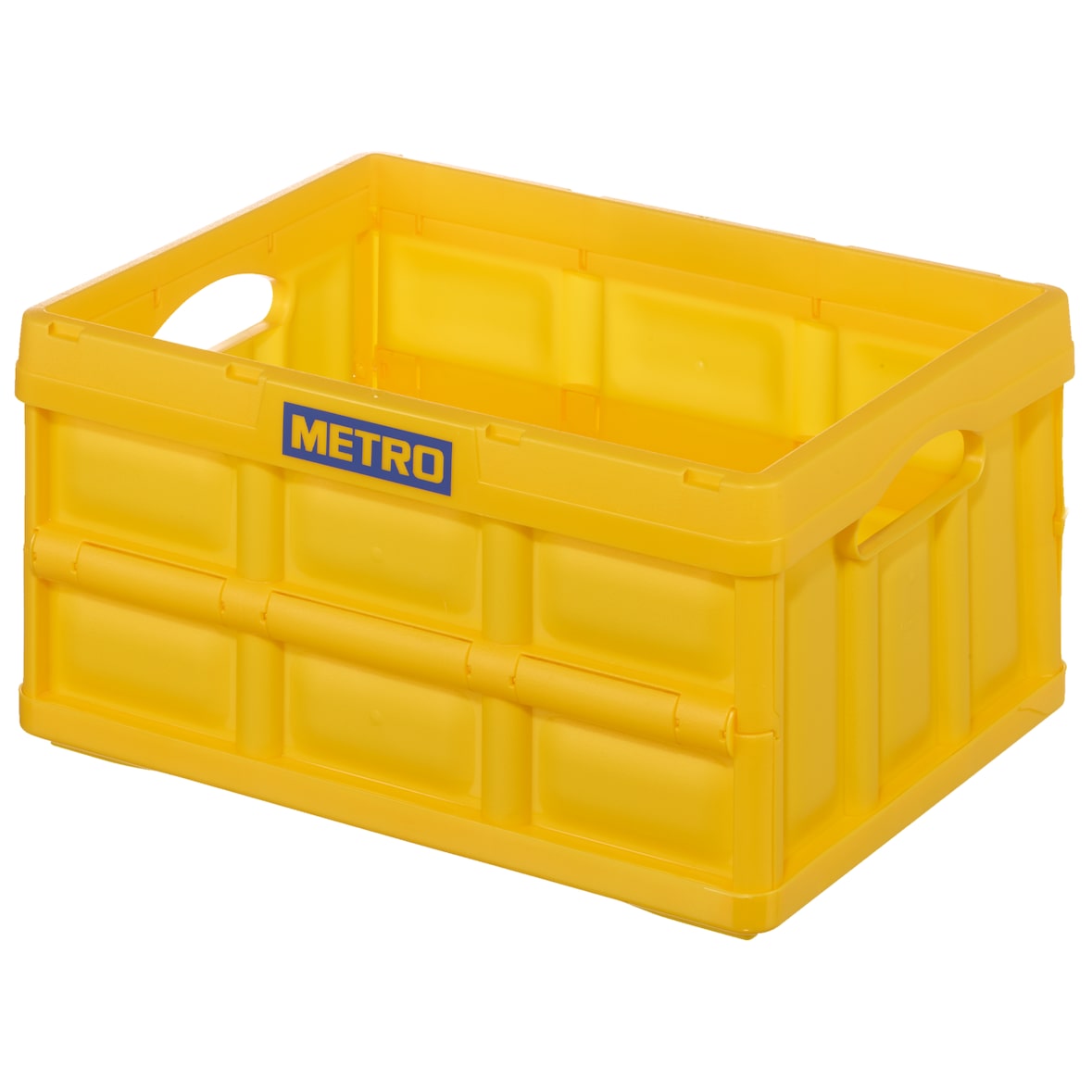METRO Professional klapbox,  47,5 x 35,2 x 23,5 cm, 32 L, geel