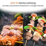 thumbnail of Heißluftfritteuse XXL 9L mit Sichtfenster – 1800W Airfryer, 8 Programme, Temperatur & Timer einstellbar, Schüttel-Erinnerung, spülmaschinenfest