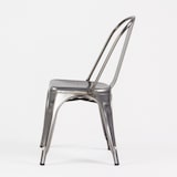 thumbnail of Lot de 4 chaises en métal brut aspect galvanisé - Style industriel