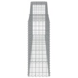 thumbnail of vidaXL Gabione mit Hochbogen 400x50x120/140 cm Verzinktes Eisen