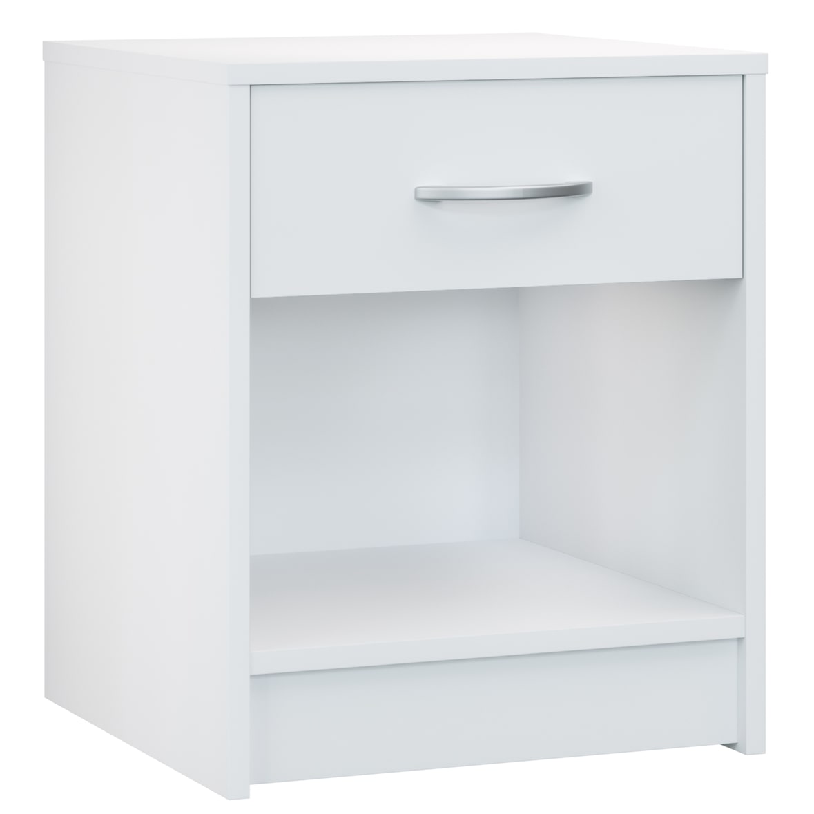 CASARIA® Nachttisch mit Schublade 50cm Weiß